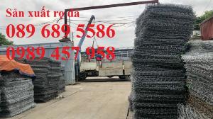 Địa chỉ làm Rọ đá chống sạt lở 2x1x1, 2x1x0,5, Rọ thép kè đường, Rọ thép bọc nhựa 2x1x0,5