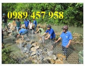 Rọ thép chống sói mòn, Rọ thép chống sạt lở, Rọ đá kè suối, kè sông