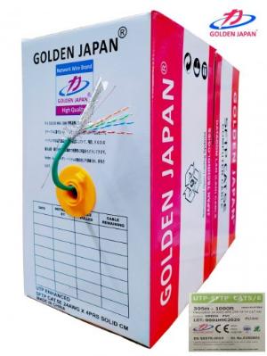 Cáp Mạng Golden Japan - Sftp Cat 5E( Màu Xanh Lá )