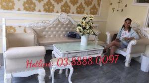 Sofa cổ điển - bộ bàn ghế sofa tân cổ điển cao cấp Q1 Q2 Q7 Q9
