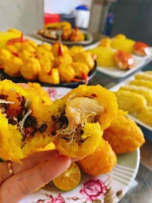Xôi cua nắm tay khay 10 nắm