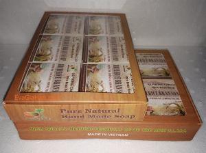 Gia công sản xuất Xà phòng (bông) cám gạo dầu dừa nguyên chât Rice Bran Soap, nguồn hàng xà bông dầu dừa sỉ Gọi 0975603004 - Mr Sơn