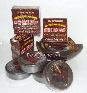 Sản xuất xà phòng cafe dầu dừa nguyên chất cafe Soap 