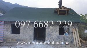 Tấm lợp nhựa đường rắc đá, tấm lợp bitum phủ đá nhựa đường