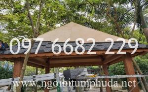 Tấm lợp dán mái bê tông, tấm lợp bitum giả đá