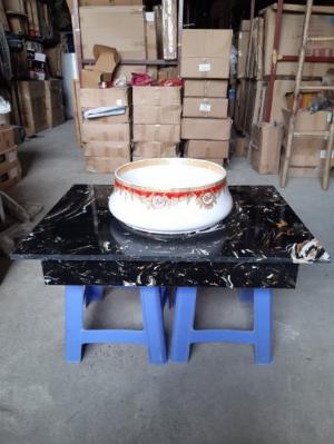 Chậu rửa mặt bàn đá -23AV