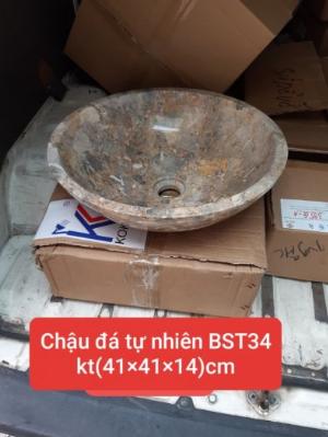 Chậu rửa mặt lavabio bàn đá - 44X