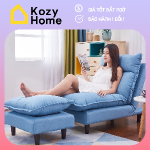 Ghế Sofa lười kèm đôn tiện lợi, thư giãn - BH chính hãng 1 đổi 1 - KozyHome