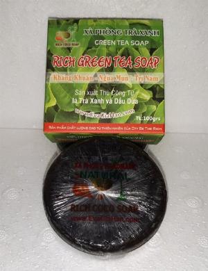 Sản xuất xà phòng trà xanh dầu dừa green tea Soap Gọi 0975603004 - Mr Sơn