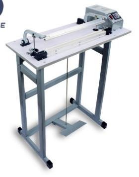 Máy hàn túi dập chân SF800, máy ép miệng bao nilon, máy ép túi nhựa dài 80cm