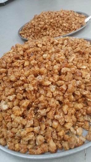 Hủ 500gr Tóp mỡ da heo lắc tỏi ớt giòn rụm thơm ngon luôn mới