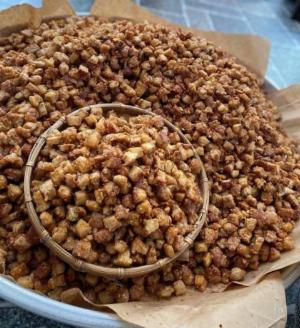 Hủ 500gr Tóp mỡ da heo lắc tỏi ớt giòn rụm thơm ngon luôn mới