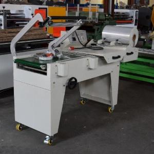 Máy cắt dán màng co, máy bọc màng co hộp mỹ phẩm