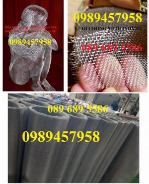 Bán Lưới chống muỗi inox 316, Lưới inox 30mesh, Lưới 60mesh, 80mesh, 120mesh