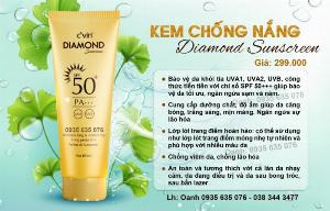 Kem chống nắng diamond cvin