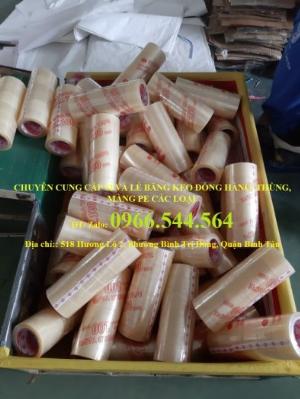 Băng keo trong 48mm dán thùng giá sỉ tại xưởng