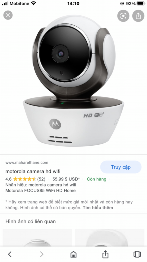 Mình mới mua 2 camera chưa sử dụng luôn.ai nhanh hốt lẹ nha.mình mua3tr giờ bán nhanh 1tr ai ko hốt lẹ là hối hận.mua bán tại nhà nên cứ yên tâm