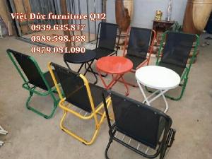 Ghế sắt lò xo lưng thấp VĐSX079