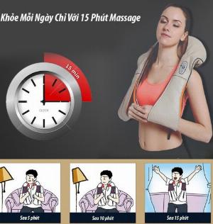 Máy massage vai gáy hiện nay,Đai khoác mát xa vai cổ gáy Hàn Quốc