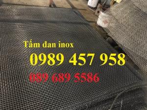 Lưới inox 304 chống côn trùng - Lưới inox 304 lưới dệt - lưới inox sấy thực phẩm