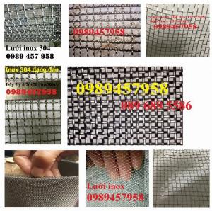 Lưới inox 304 chống côn trùng - Lưới inox 304 lưới dệt - lưới inox sấy thực phẩm