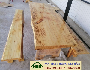 Thanh lý Bộ bàn ghế gỗ thông HGH