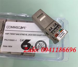 Ổ cắm mạng Commscope AMP XG Cat6A Modular Jack 1711342-2/ 2153001 - 10G