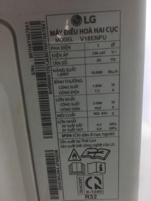 Máy Lạnh HP INVERTER 2HP V18ENFN mới 95%