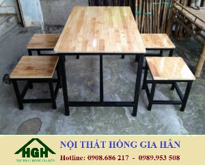 Bộ bàn ghế cafe, quán ăn, nhà hàng HGH