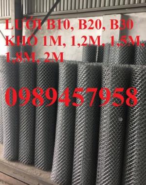 Lưới B10 ô 10x10, B20 ô 20x20, B30 ô 30x30 mạ kẽm nhúng nóng