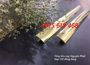 Nẹp đồng chữ T, nẹp T đồng, nẹp T10 gân, nẹp nối sàn, nẹp T gần