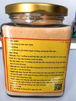 Nấm đông trùng hạ thảo HANVIWON dạng bột lọ 50g