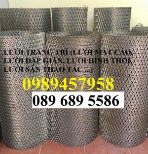 Sản xuất lưới hình thoi 3ly, 4ly, lưới trang trí, lưới làm cầu thang XG20, XG21