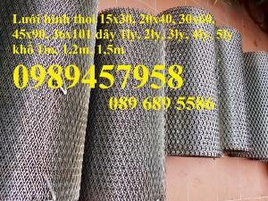 Sản xuất lưới hình thoi 3ly, 4ly, lưới trang trí, lưới làm cầu thang XG20, XG21