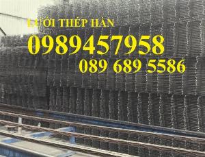 Sản xuất lưới thép hàn phi 8 ô 150x150, 200x200 - Lưới D8 gân 200*200
