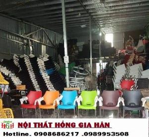 Ghế nhựa cafe sân vườn HGH02
