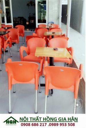 Bàn ghế nhựa sân vườn giá rẻ nhất HGH8