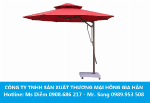 Dù Tròn Lệch Tâm Nhiều Màu Giá Rẻ