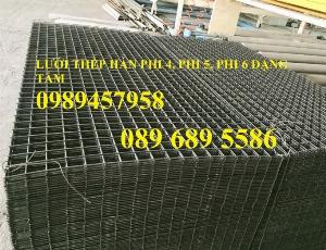 Lưới hàn phi 4 tấm, cuộn 50x50, 100x100, lưới thép phi 4 a 200x200 và 250x250