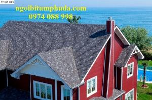 Tấm lợp bitum rắc đá màu tự nhiên, ngói bitum giả đá, ngói giả đá trang trí