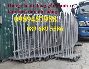 Hàng rào điều tiết giao thông, hàng rào chắn tạm thời, Hàng rào chắn có bánh xe