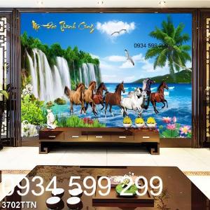 Tranh gạch men - gạch tranh 3D mã đáo thành công PTT