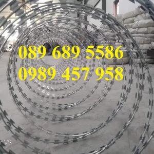 Dây thép gai hình cầu, Dây kẽm lam giá rẻ, dây thép gai bọc nhựa
