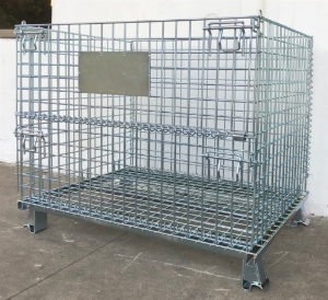 Lồng sắt chứa hàng, pallet lưới, xe đẩy lưới, 1000X800X840