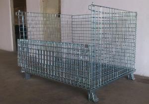 Lồng trữ hàng container, lồng thép, lồng thép xi mạ, lồng sắt, Stocky 1200X1000X900