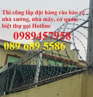Dây thép gai hình dao - Dây thép gai biệt thự, Dây thép gai vòng tròn