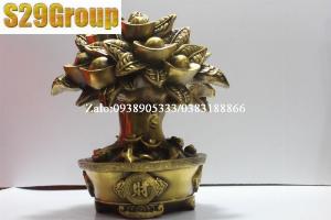 Cây tiền bằng đồng thau,cây tiền phong thủy