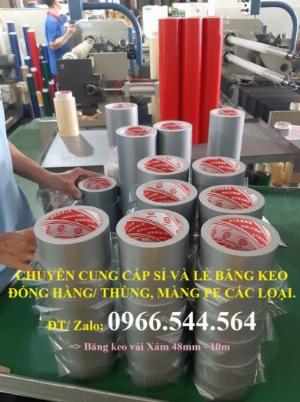 Băng keo vải 48mm - 10m đa dạng màu sắc