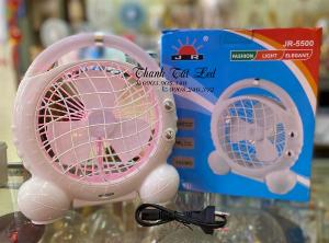 Quạt Tích Điện Có Đèn 2in1 JR5500