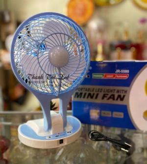 Quạt Đèn Tích Điện 2in1 JR5580